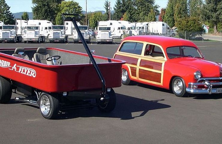 red rider wagon car